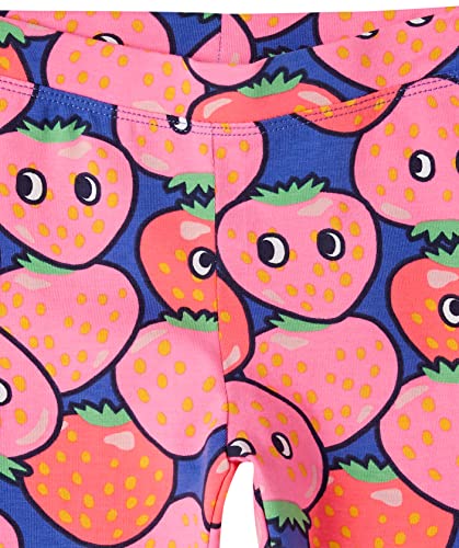 Image of Amazon Brand - Spotted Zebra Girls' Leggings, 5-Pack Rainbow Berries, Large