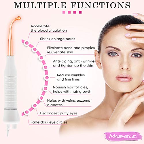 Mashele High Frequency Facial Machine Wand (4 Pcs) #TOP1