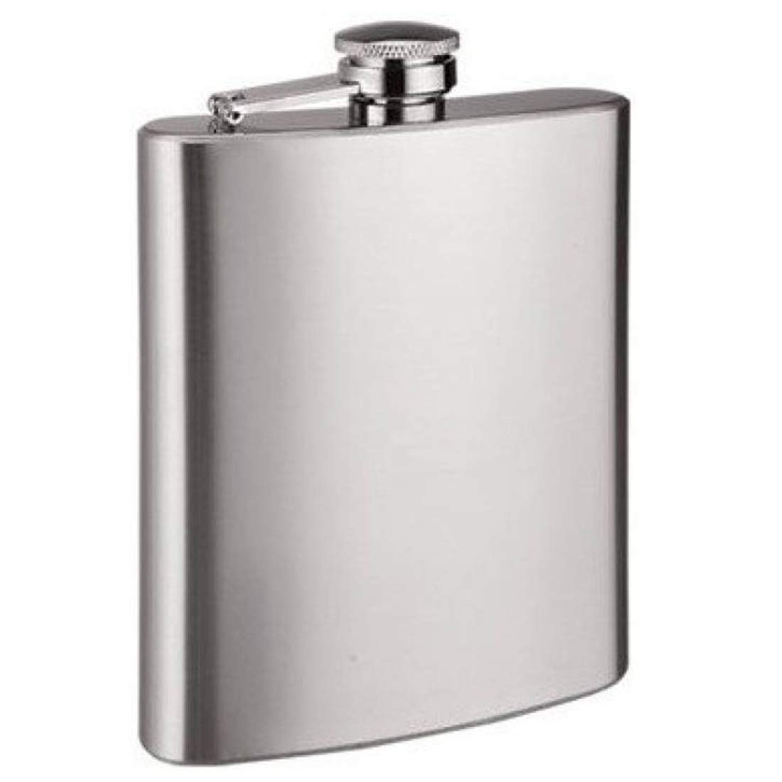 Jack Denial 8 OZ Jack Daniel's Design Embossed 8 Oz (230 Ml) Stainless Steel Hip Flask Alcoholic Beverage Holder