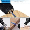 Hakkin 20 Pcs Carbide Rotary Burrs Set, End Mill CNC Router Bit, 1/8 Shank Nano Blue Coating Ball Nose End Mill, Double Cut Coat Rotary Drill for Die Grinder Woodworking, Engraving, Drilling, Carving