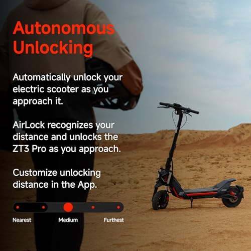 Segway ZT3 Pro Electric Scooter, 70km Max. Range, with Dual Suspension image 6