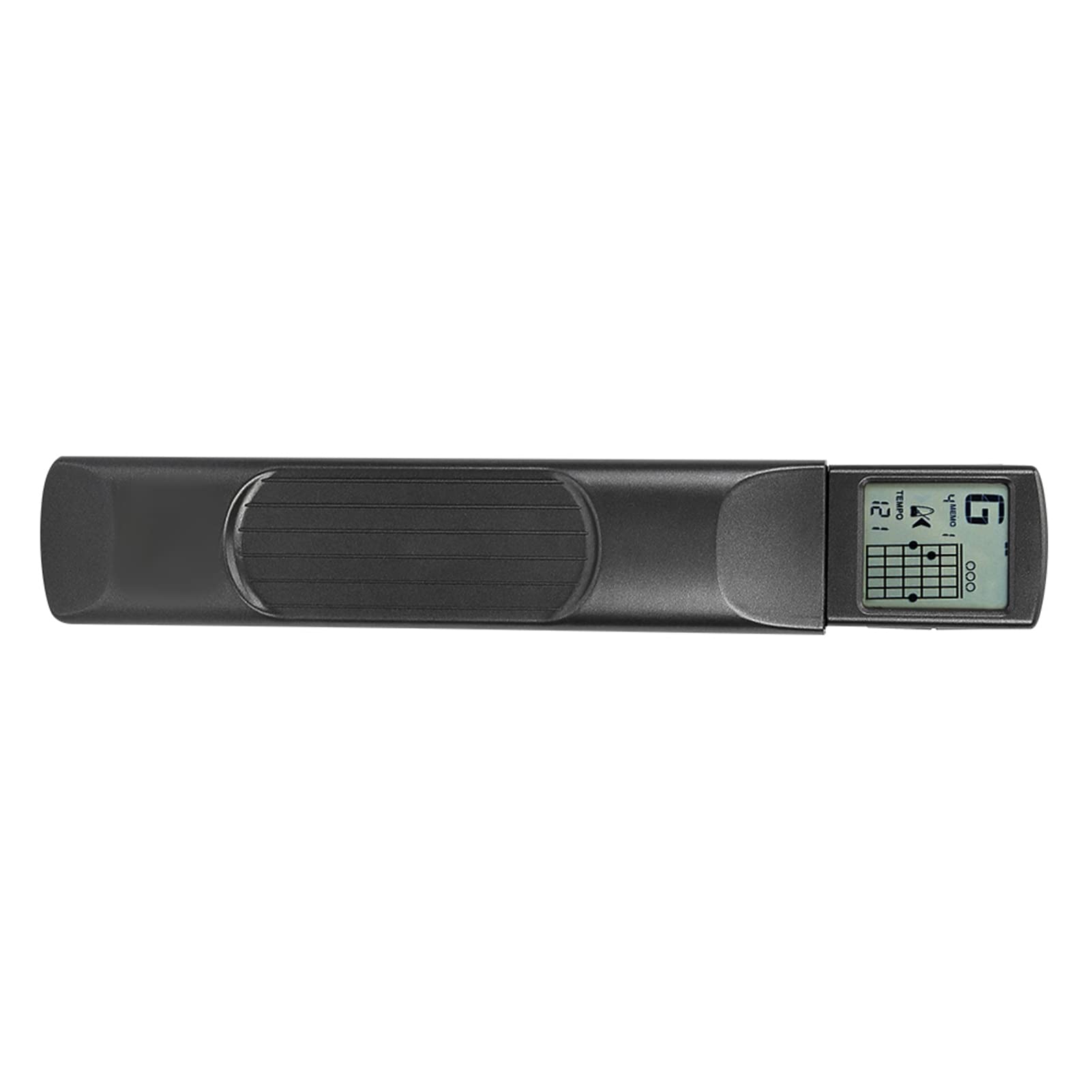 Guitare de poche, 6 Frettes Portable Outil de pratique de guitare de poche formateur d’accords avec écran à diagramme rotatif pour débutant guitariste