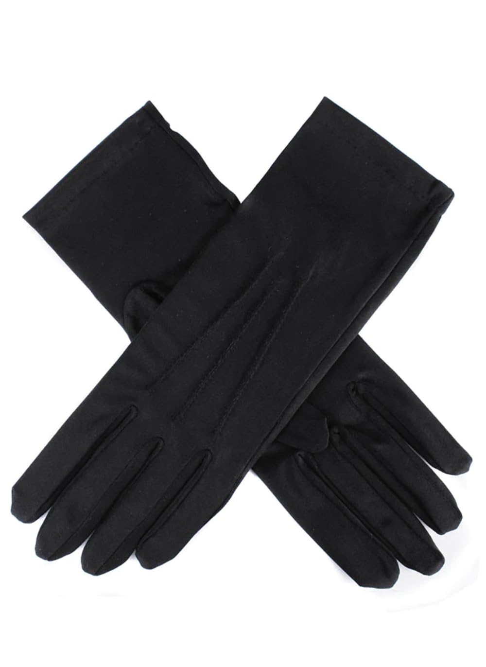 Dents Women's Matt Satin Gloves BLACK ONE