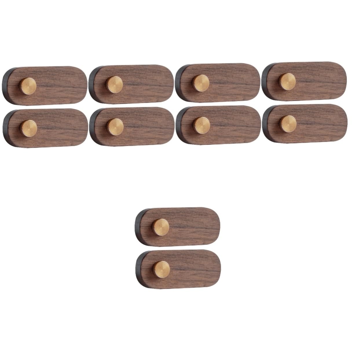 Gadpiparty 5 Sätze Preisschild Aus Holz Etikettenhalter Stand Steht Verkauf Für Preisschildhalter Zur Anzeige Preisschild-präsentationsständer Schilderständer Kupfer Kaffee 2 Stücke * 5