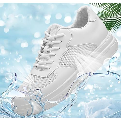 Mens Invisible Elevator Shoes 3 Inches Height Boosting Tennis Shoes Wide Breathable Mesh Casual Walking Sneakers for Men4