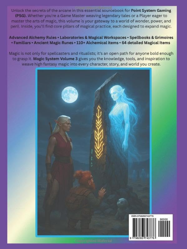 Point System Gaming - Magic System - Volume 3: Alchemy, Magic Craft, & Rune Magic (Core Rules) - Image 2