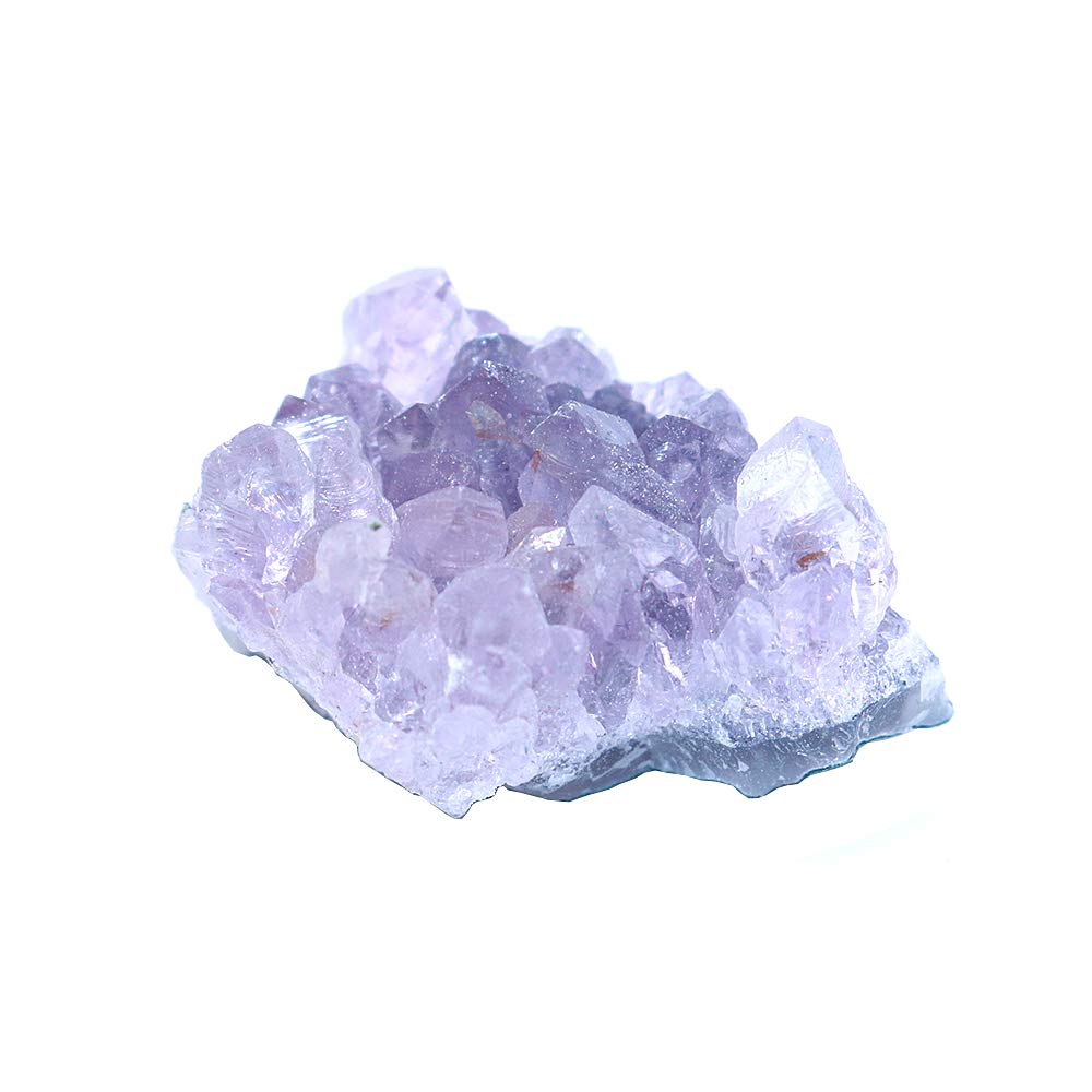 Namvo Purple Natural Amethyst Healing Crystal Cluster,Reiki Gemstone Specimen Figurine Home Decor(Approx 10-15G)