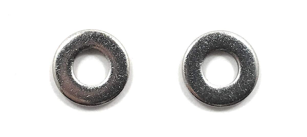 100-Pack AN960-C10 Flat Washers - #10 Stainless Steel Mil-Spec Washers (7/16" OD X 0.062" Thick)