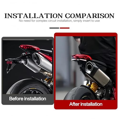 Support de plaque d'immatriculation pour remplacer l'arrière Hypermotard 950