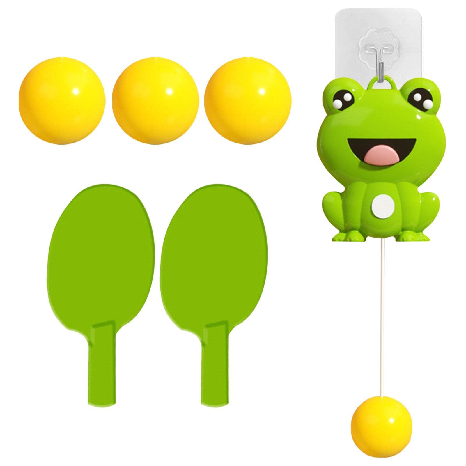 LAMPTTI Table Tennis Trainer Set, Indoor Hanging Table Tennis Trainer Portable Set, Adjustable Hanging Table Tennis Trainer, Table Tennis Self