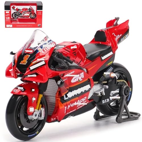 Modelo de Motocicleta de Carreras 1:18 HTLNUZD 2023