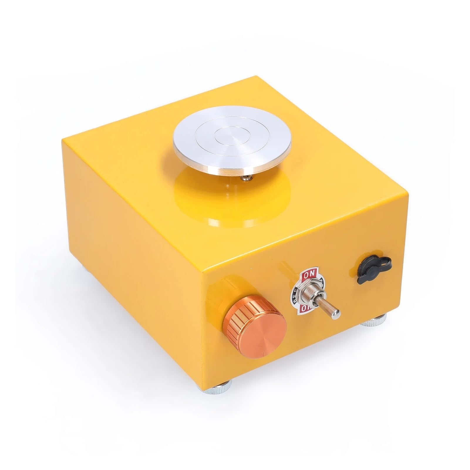 DIY Clay Tool Ceramic Machine with Tray Mini Pottery Wheel Ceramic Turntable Multiple Uses