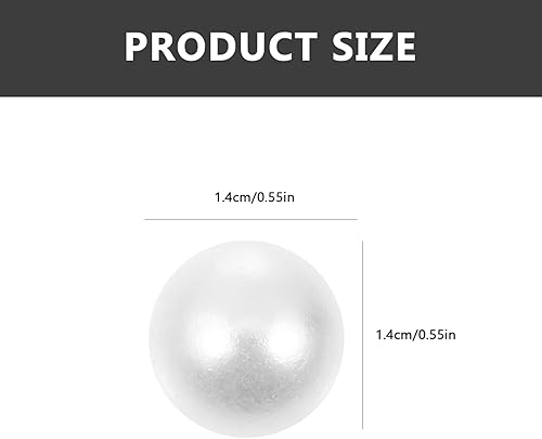 Miniatura 7 de LIOOBO Perla de relleno de jarrón de Navidad cuentas flotantes para decoración de jarrones, cuentas rojas y blancas para centros de mesa, 500