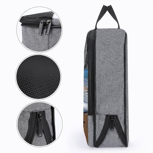 Sac à chaussures pour optimiser le rangement suspendu et protéger la serviette de bain