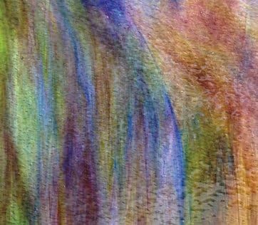 Purple, Blue, Green, Clear Streaky Granite Wissmach Stained Glass Sheet - 8 X 12 (.67sf) by Stallings Stained Glass