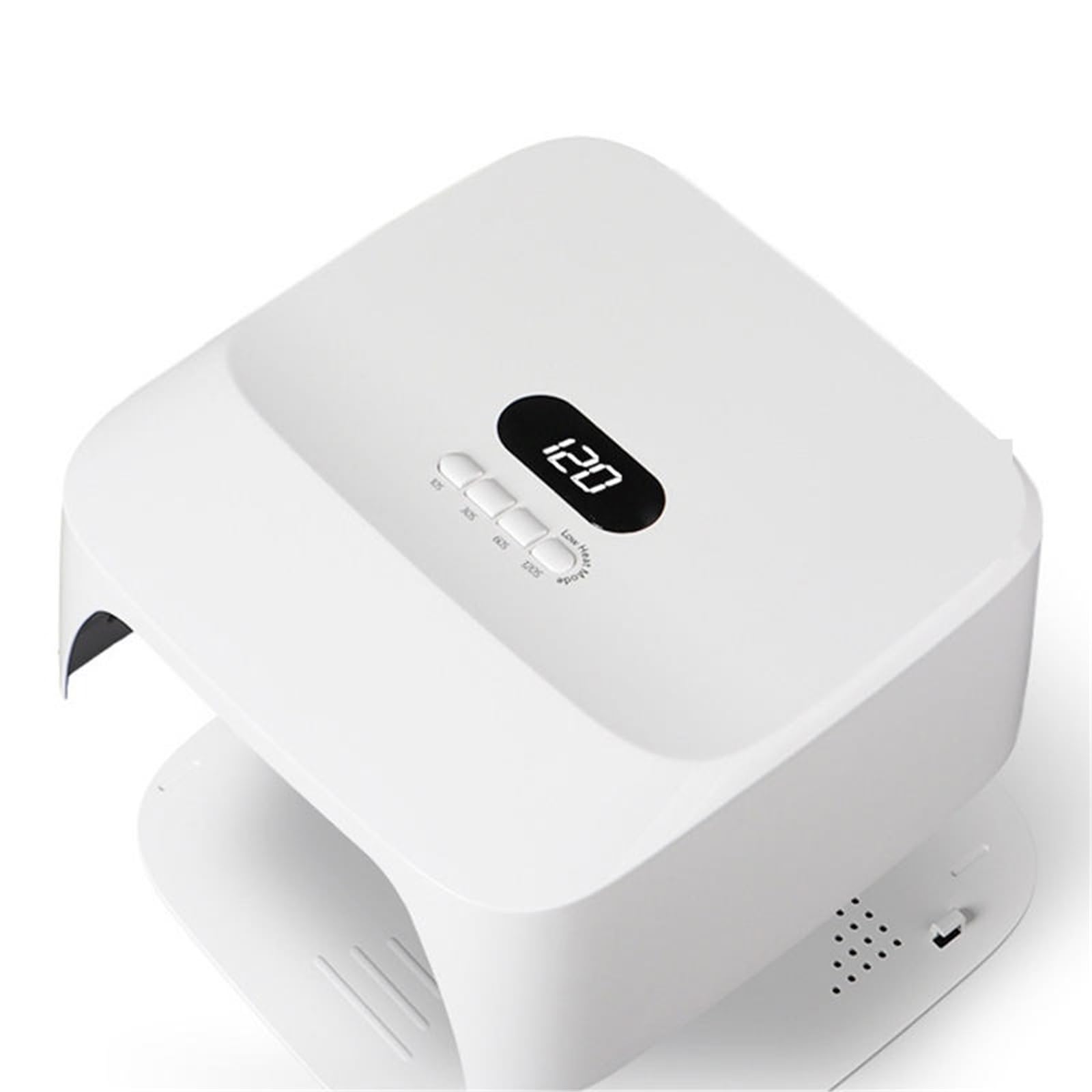 Lámpara UV para uñas, Secador de uñas profesional UV LED recargable 48 W con 4 temporizadores y sensor automático secado rápido