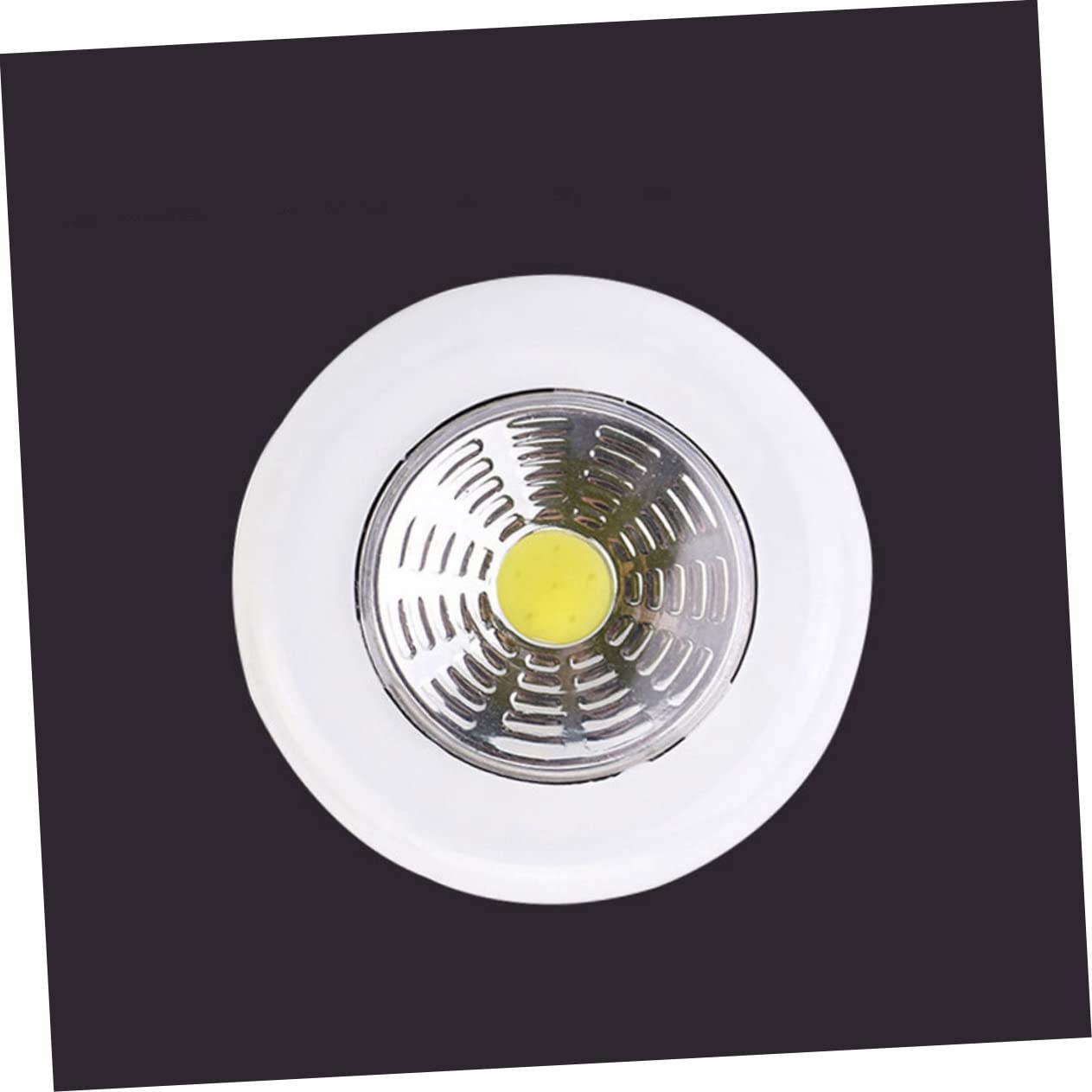 Hemoton 2pcs Cordless Emergency Led Wall Light Touch-Switch Night Light Battery Operated Led Push for Cabinet Closet