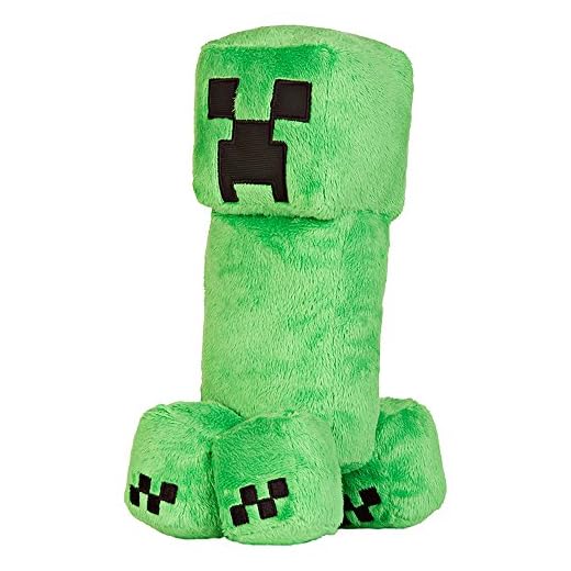 JINX Minecraft Creeper Plush Stuffed Toy, Green, 10.5" Tall