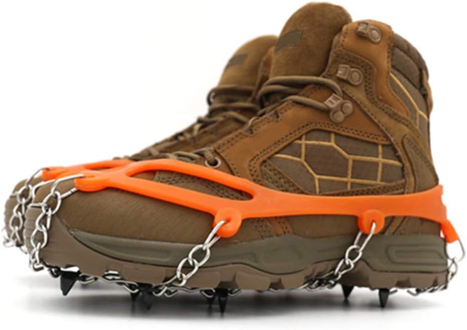 Crampons Traction Cleats Ice Snow Grips, Mountaineering