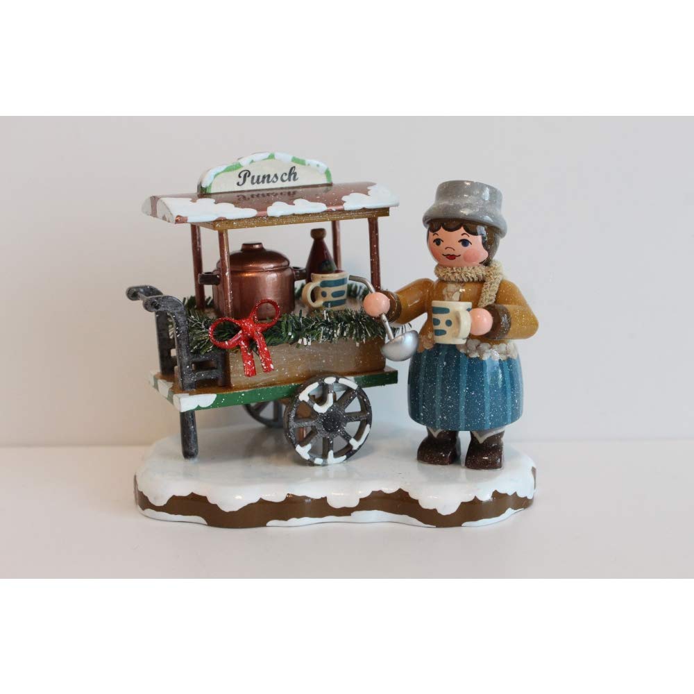 Hubrig Volkskunst Winter Children Glogg cart - 8cm / 3.1inch