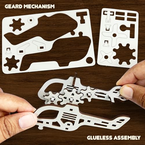 Image of Funvention Birthday Return Gifts(Pack of 24)Fun Fidgets,Aircraft Series,DIY Mini Mechanical Models 3D Puzzle Return Favours for Kids Birthday Party 5+ Years Made in India Toys Return Gift,Silver