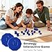 Magnetic Chess Game with 28 Full-Size Stones, Magnet Game with 3 String & Portable Storage Bag, Strategy Board Game for Family Game Night, Indoor Outdoor Use for Kids Adults