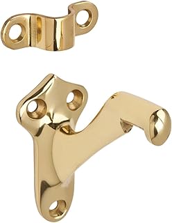 Ives by Schlage 59A3 Schlage Sp Handrail Bracket, 2-13/16 in L X 1-1/2 in W, Aluminum, Bright, Brass