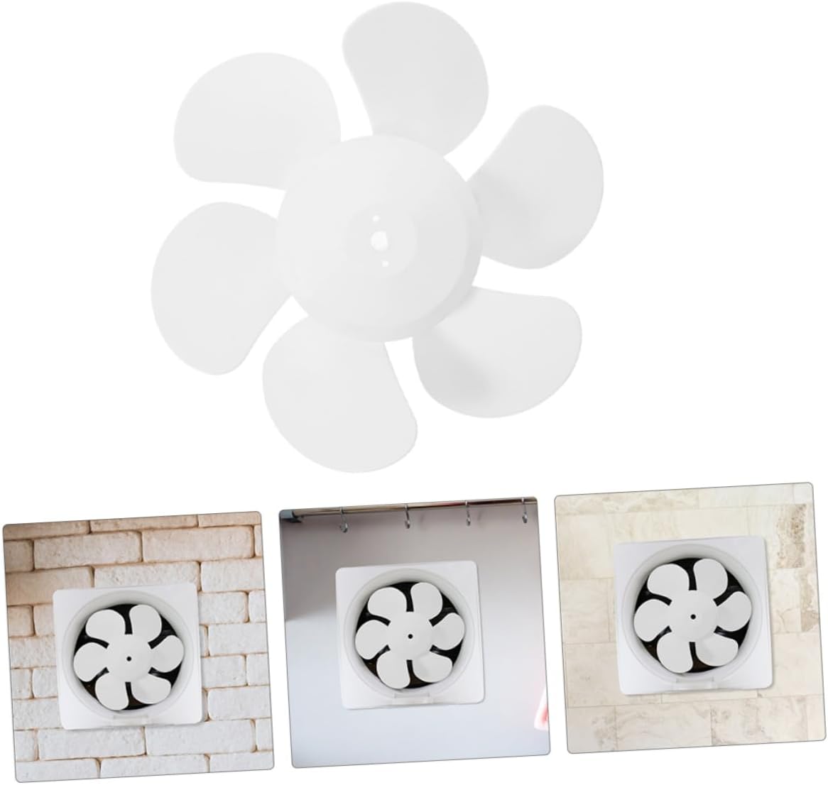 Levemolo 8-inch Exhaust Fan Blades Universal Replacement Parts High Airflow Quiet for All Fans