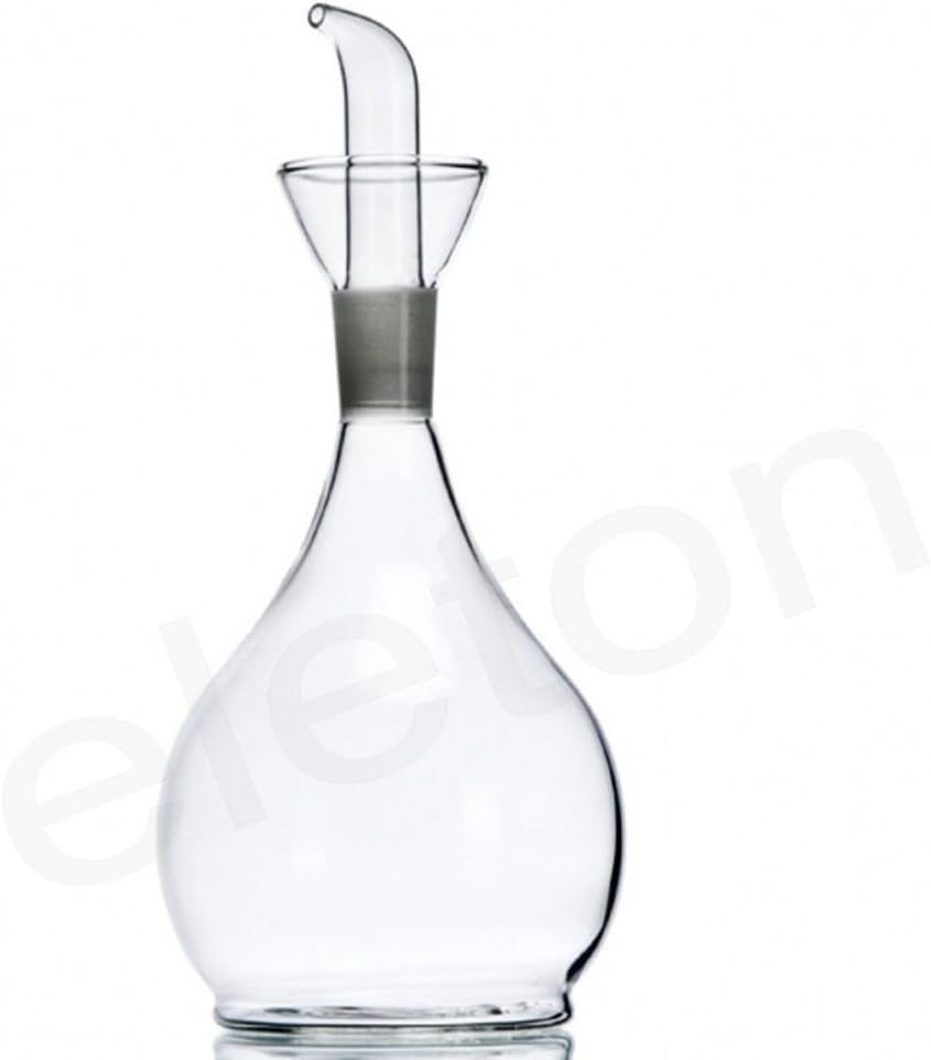 Eleton's Planet Pyriform Glass Multi-Purpose Cruet, Oil Decanter and Cruet 30 Ounces: Home & Kitchen