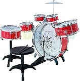 Maße Schlagzeug: Länge 50 cm Höhe 55 cm Hocker Höhe: 24 cm