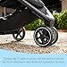 Graco Outpace LX All-Terrain 3-Wheel Baby Stroller, Cohen €” Compatible for Travel System, Easy One-Hand Fold, in-Seat Suspension for Comfortable Ride, Never-Flat Rubber Tires