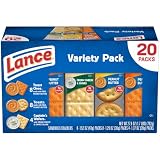 Lance Assorted Sandwich Crackers, 20 Count Variety Pack