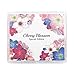 [100 Counts + Mirror Case] Cherry Blossom Natural Oil Blotting Paper for Face Korean with Mirror Case