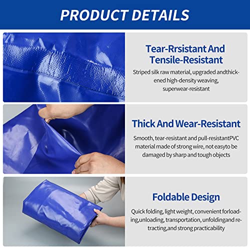 400L Wasserblasen-AufbewahrungsbehäLter, Faltbarer Tragbarer Wassertank, GroßE KapazitäT, Weicher Wasserbeutel, DüRreresistenz, Brandschutz, Notwasser