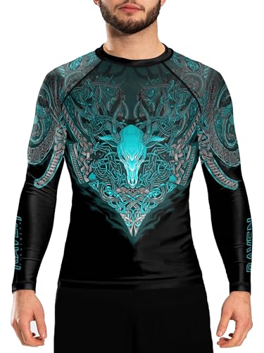 Raven Fightwear Men's Celtic Rash Guard BJJ MMA2
