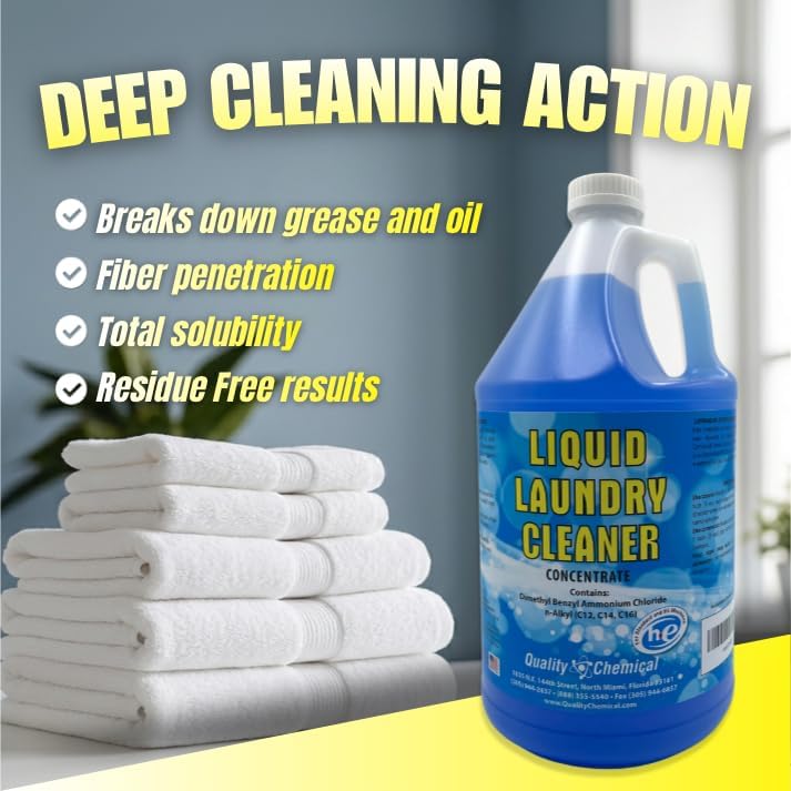 Laundry Sani-Clean/for Commercial or Household use/Made in USA/Quality Chemical / 1 Gallon (128 oz.) image 5