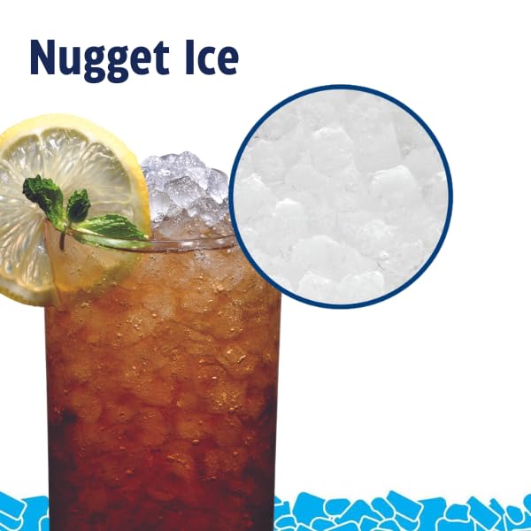 Scotsman HID540AB-1 Meridian Push-Button Countertop Nugget Ice & Water Dispenser, Air Cooled - Up to 500 lb. Production, 40 lb. Storage