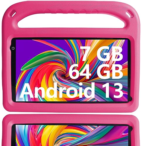 2024 Newest Tablet Niños Android 13 7GB RAM+64 GB ROM, Tablet...