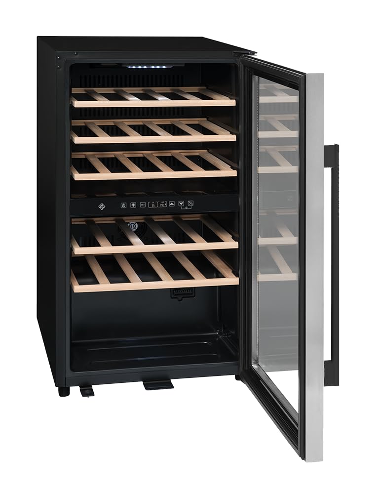 La Sommeliere Weinkühlschrank ECS51.2Z 49 Flaschen 2 Zonen Glastür UV-undurchlässig 5°C bis 20°C freistehend