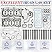 YIFUOK Cylinder Engine Gasket Set with Bolts for 2011-2016 Chrysler 300/200 3.6 Dodge Charger Challenger Avenger Dodge Ram 1500/Promaster 1500/2500/3500 Jeep Wrangler Grand Cherokee VW Routan 3.6L V6