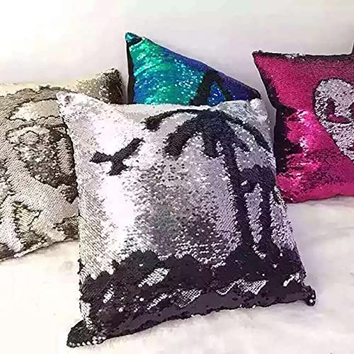Tunkence Throw Pillows Covers Sequin Pillowcase For Wedding Party Decorative Cushion Cases Farmhouse Decorations Cushion Case Sofa Cover For Living Room Couch Bed Sofa16X16Inch #TOP4