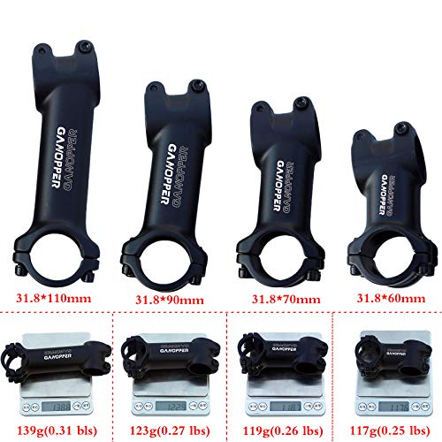 Ganopper Mountain Bike Handlebar Stem 31.8 Mtb Stem Riser 25.4 Bike Stem Fixie Bicycle Accessories #TOP5