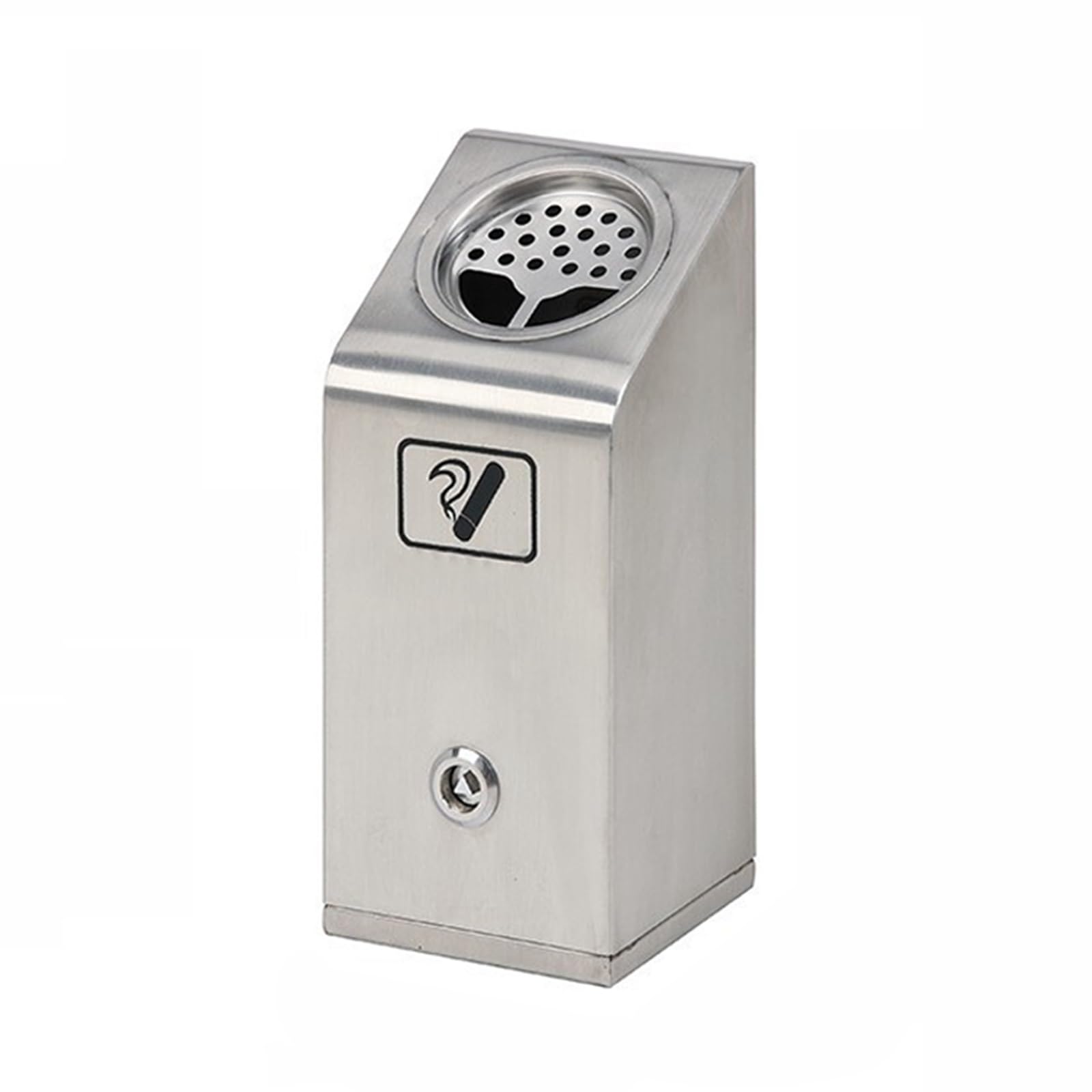 OWOHYG Ashtray Trash Can Outdoor Vertical Stainless Steel Wall-Mounted Ash Column Ashtray Hotel Cigarette Butt Extinguisher Bucket Outdoor Ashtrays For Cigarettes.