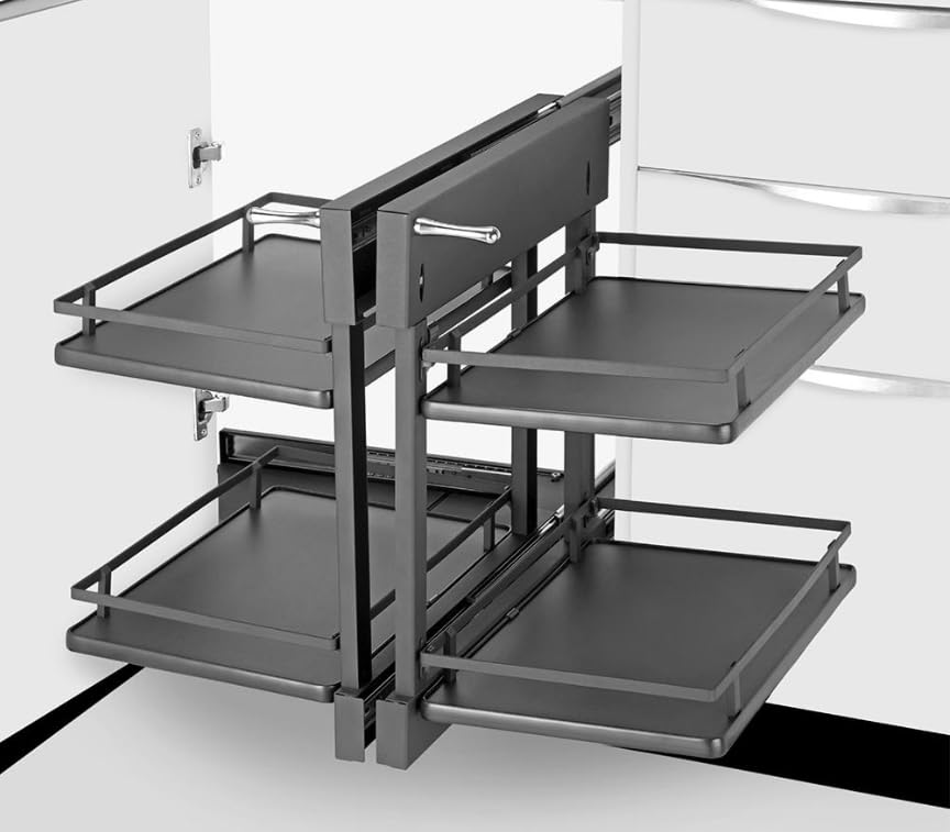 Kelone by tataria Show Hand Corner/Magic Corner for Modular Kitchen Corner (1 Set)