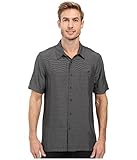 Quiksilver Waterman Men's Marlin Woven Top, Black, Large