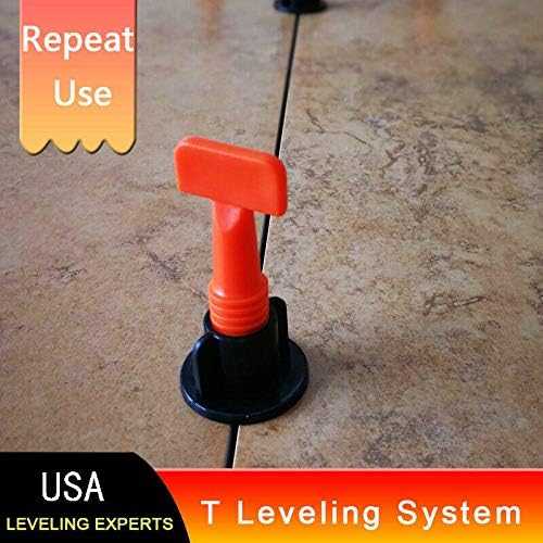 Flat Ceramic Floor Wall Construction Tools Tile Levelling System Kit Tools Reusable Set 50 pcs.