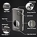 XIFEI Cigar Lighter, Triple Jet Flame Torch Lighter with Cigar Cutter V Cut, Cigar Accessories Cigar Holder, Windproof Refillable Butane Lighters for Smoking with Gift Box