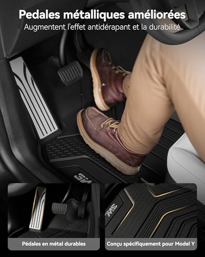 Tapis de sol Tesla Model Y Juniper en Thorex premium protection intégrale - 4