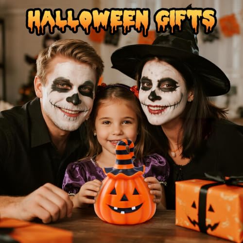 Halloween Pumpkin Outdoor Solar Light, Jack O Lantern with Witch Hat - image 8