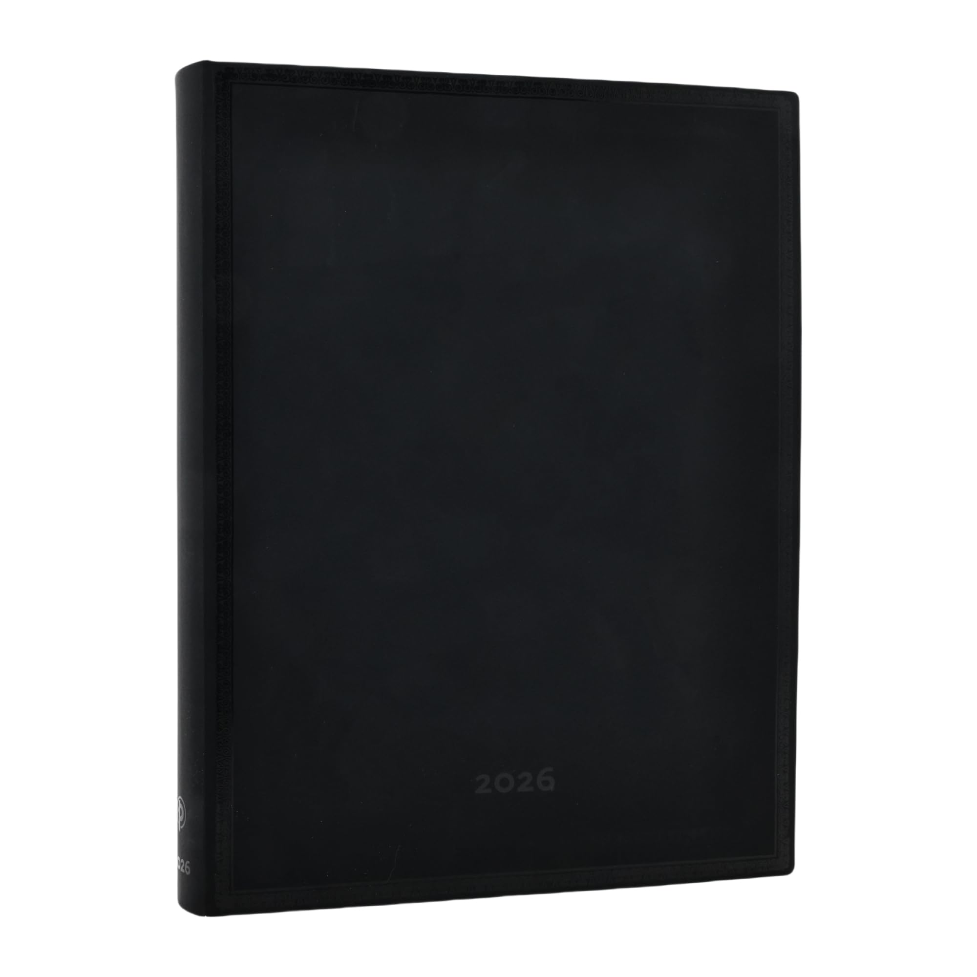 2026 Black Edition Bold Ultra 12-month Day-at-a-Time Softcover Flexi Dayplanner 2026 (Elastic Band Closure)